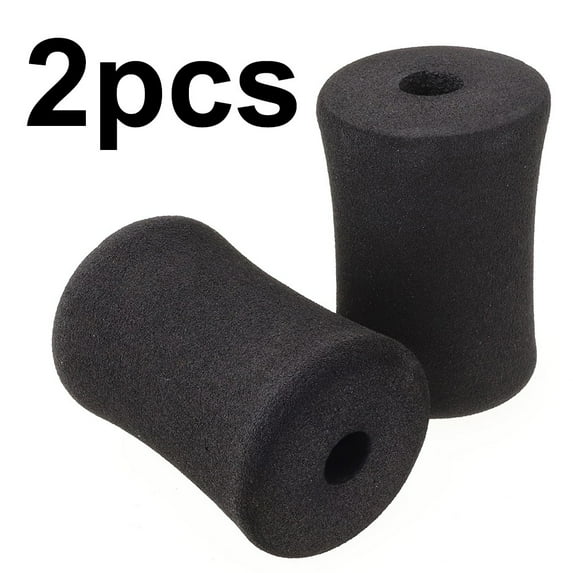 Ana 2PCS Foot Foam Pads Black Foam Rollers Replacement For Leg Extension For Weight Bench Home Bench And Gym Workout Machines 3-size