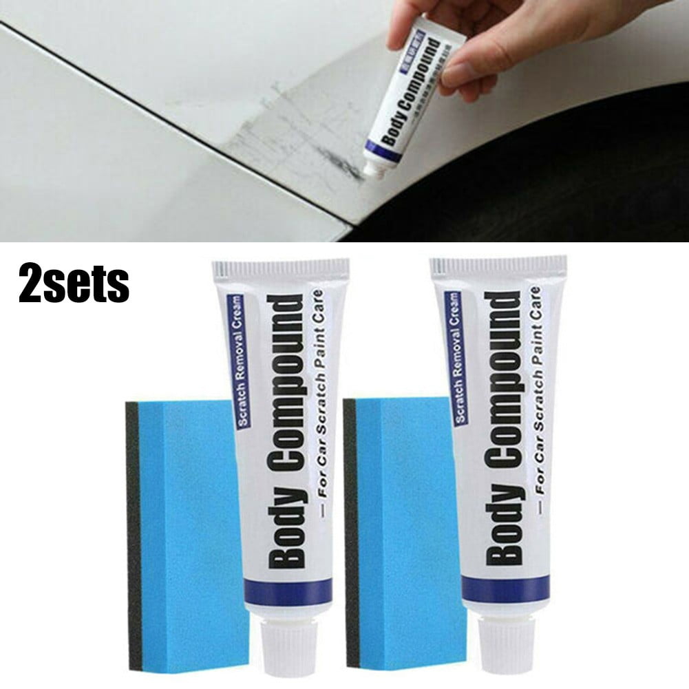 Ana 2Set Scratch Remover Car Polishing Body Compound Paste Paint Repair