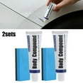 Ana 2Set Scratch Remover Car Polishing Body Compound Paste Paint Repair
