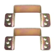 Ana 2pcs Bed Connecting Connector U Shaped Bed Connecting Brackets Fixings Components Centre Support Stainless Steel Home Hardware Home Decor