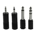 thumbnail image 1 of Ana 4PCS 3.5mm to 6.35mm Stereo Headphone Adaptor Connector Converter 6.3mm /4 Inch, Adapter Converter for Headphone, Microphone, 1 of 8