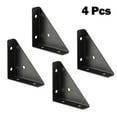 thumbnail image 1 of Ana 4PCS/set Heavy Iron Angle Corner Brackets Protector Right Angle Corner Stand For Furniture Wood Connection Support Black/White Home Decor, 1 of 10