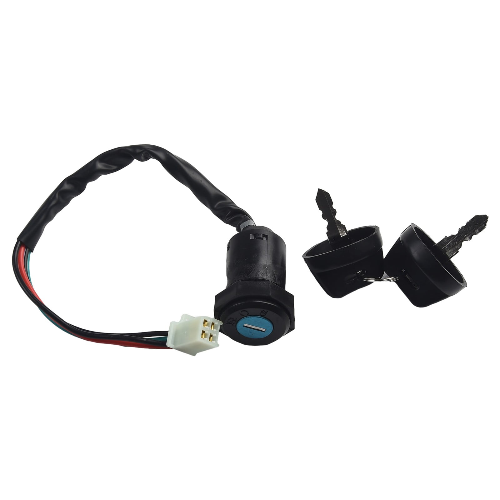 Ana 4Pin ATV Ignition Key Switch 2 Wires Ignition Keys Start Switch ...
