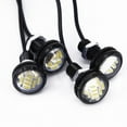 Ana 4pcs 12V 15W White LED Car Auto DRL Daytime Running Lights Backup