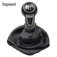 thumbnail image 1 of Ana 5/6 speed Car Gear Shift Knob gear head with Leather and ABS For SEAT for IBIZA, 1 of 8