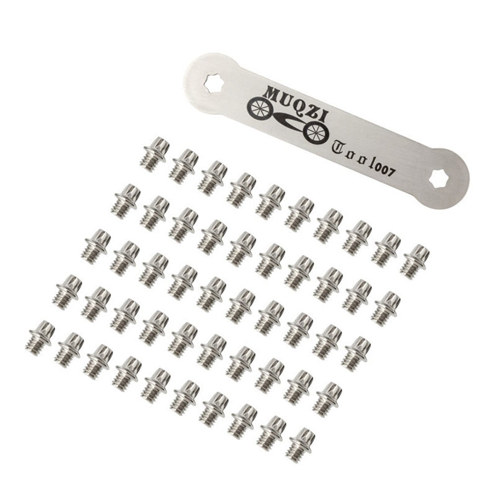 Ana 50pcs Bicycle Pedal Replacement Pins Bolts Bike Hex M4 Pedal Pin