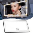 Ana 60 LEDs Car Sun Visor Vanity Mirror Rechargeable Makeup Mirror With