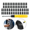 thumbnail image 1 of Ana 60PCS Car Vacuum Tire Repair Nails Rubber Screw Nail + Screwdriver Fast Tool Set, 1 of 10