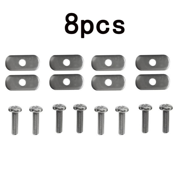 Ana 8 X Kayak Rail Screws and Nuts Replacement Kit for Kayaks Canoes Boats Rails