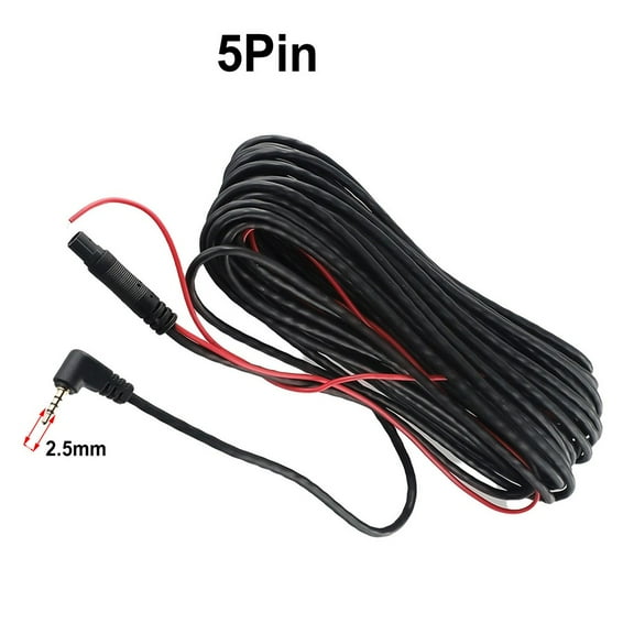 Ana 9M-9.2M Car DVR Backup Rear View Camera 2.5mm Extension Cable 5 Pin Cord Wire