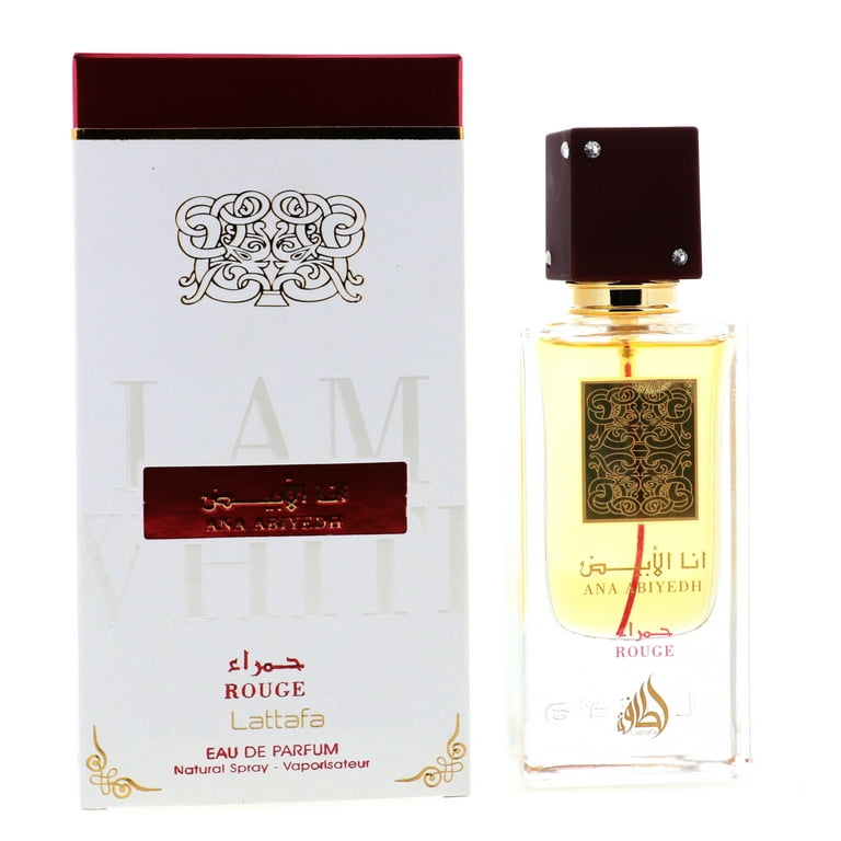 Lattafa Ana Abiyedh Rouge 60ml ユニセックス Ana Abiyedh Rouge - Eau De Parfum Spray (60 ml) by Lattafa- 3 pack