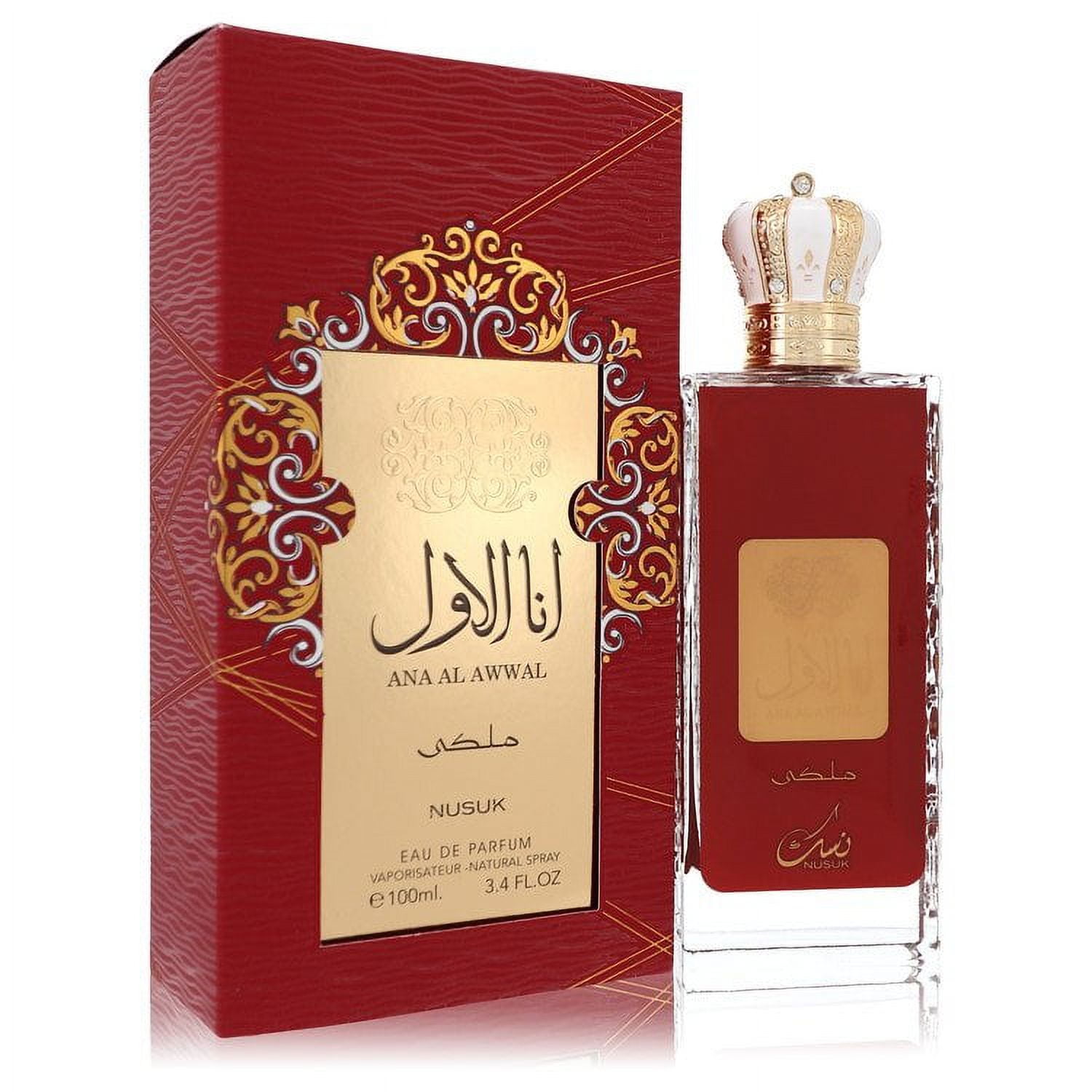 Ana Al Awwal Rouge Eau De Parfum Spray By Nusuk - 3.4 oz Ana Al Awwal Rouge Eau De Parfum Spray By Nusuk - 3.4 oz