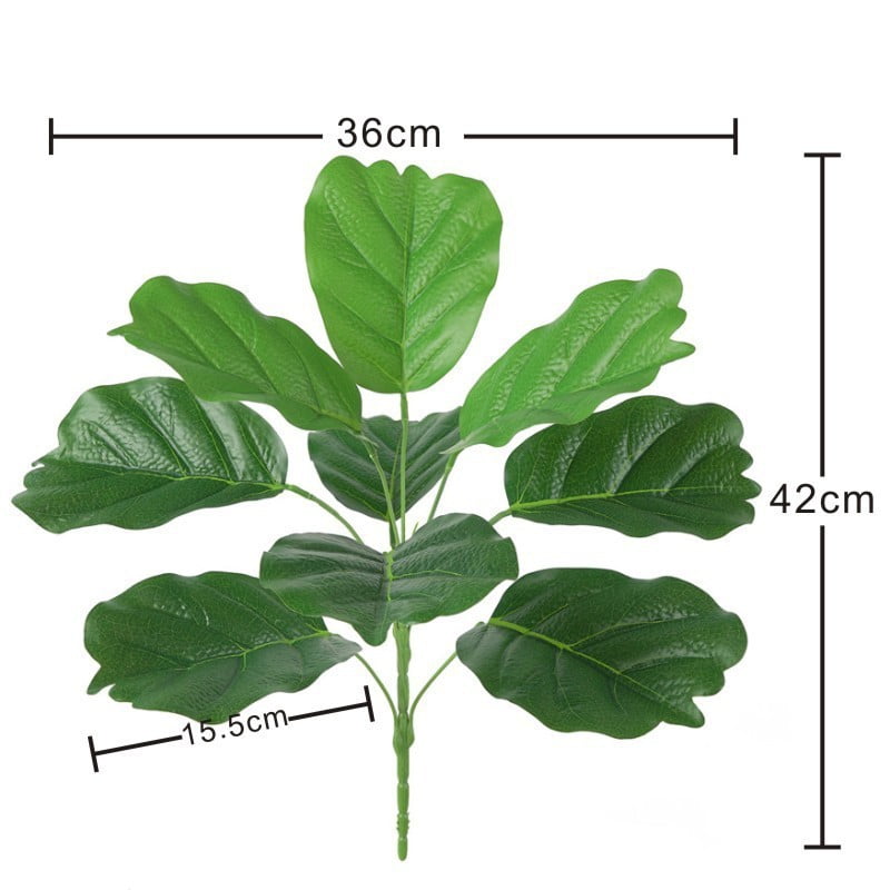 Ana Artificial Plant Fake Green Leaves Grass Arrangements Potted Party