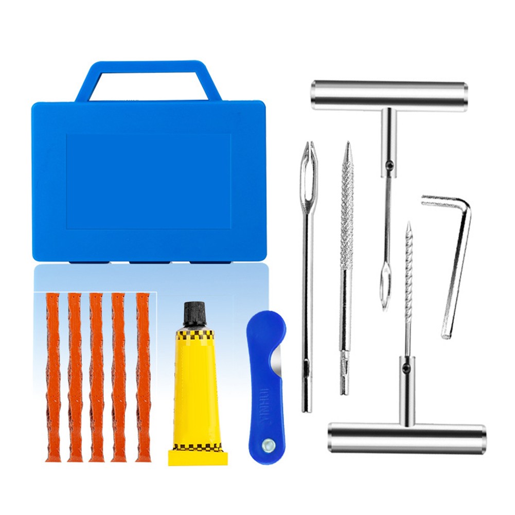 Ana Auto Tire Repair Set Puncture Repair Tools Car Duty Tubeless Kit Rivet Tool Set