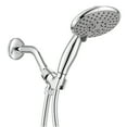 thumbnail image 1 of Ana Bath High-Pressure Anti-Clog 5-Inch 5- Spray Modes Handheld Shower Head System + 60-Inch Stainless Steel Shower Hose (Chrome), 1 of 6