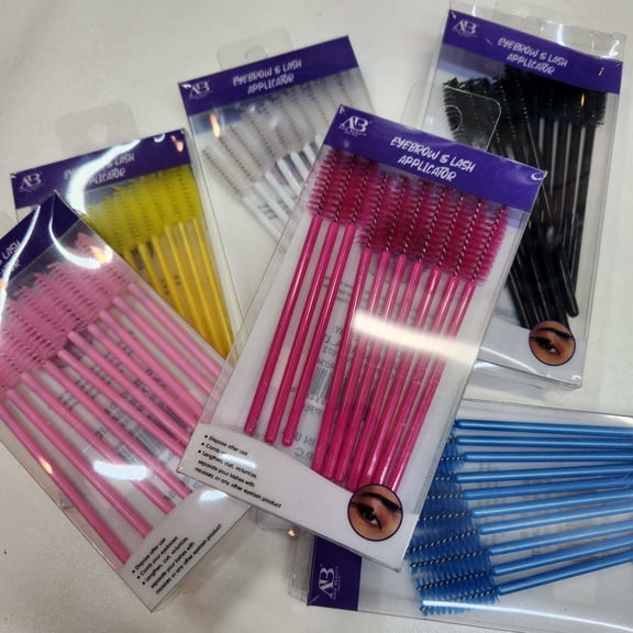 Ana Beauty Eyebrow & Lash Spoolie Applicator | Dual-Purpose Grooming Brush Choose Color