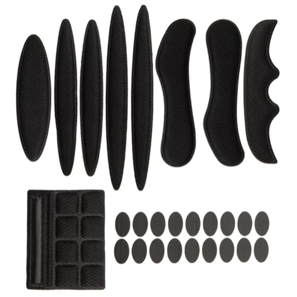 Ana Bike Helmet Liner Replacement Kit 9 Pieces Black Bike Liner Sponge EVA