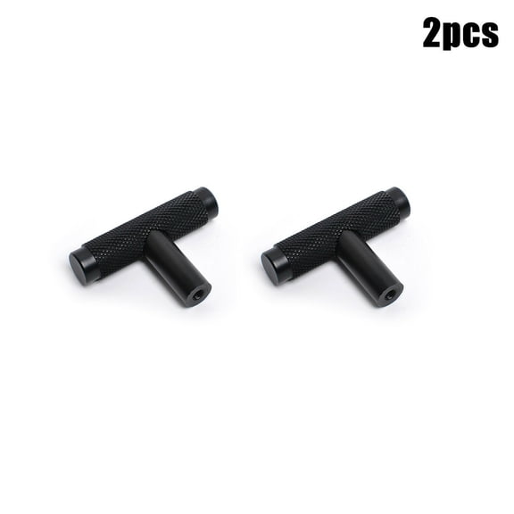 Ana Black Golden Cupboard Handle Modern Simple Matte Cabinet Door Knob Furniture Drawer Pull Hardware Pull Knurled T Bar Knob Handle Home Decor
