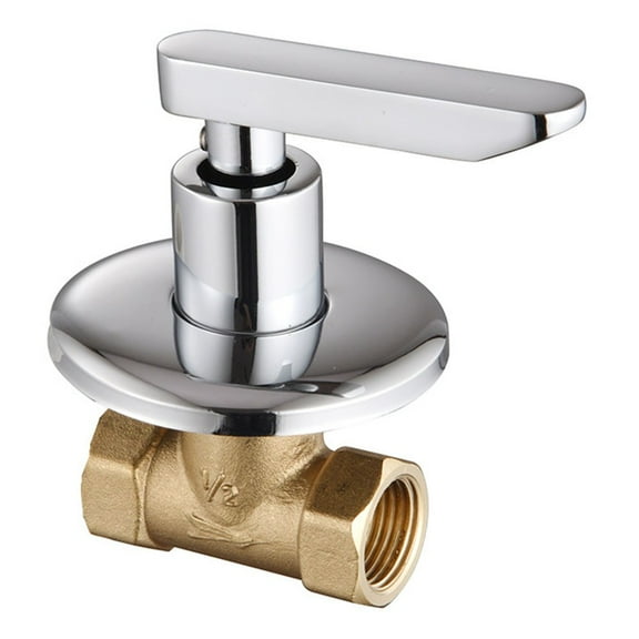 Ana Brass Dark Valve DN15 Concealed Switch Bathhouse Shower Valve Quick-open Home Decor