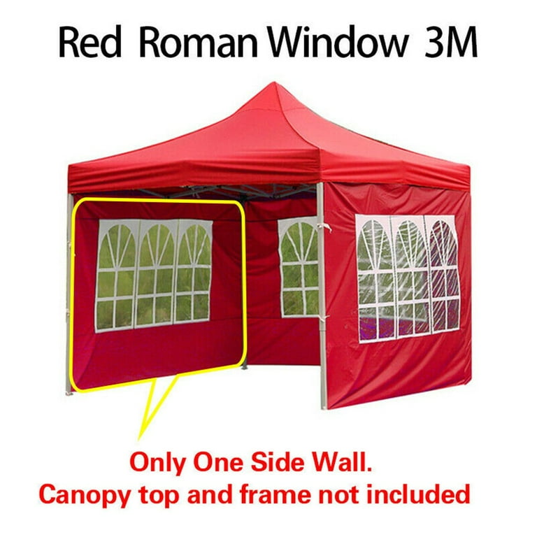 Ana Canopy Tent Side Wall Red Oxford Cloth Carport Garage Big