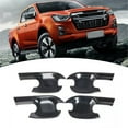 Ana Carbon Fiber Exterior Door Handle Bowl Cover Trim For Isuzu DMax