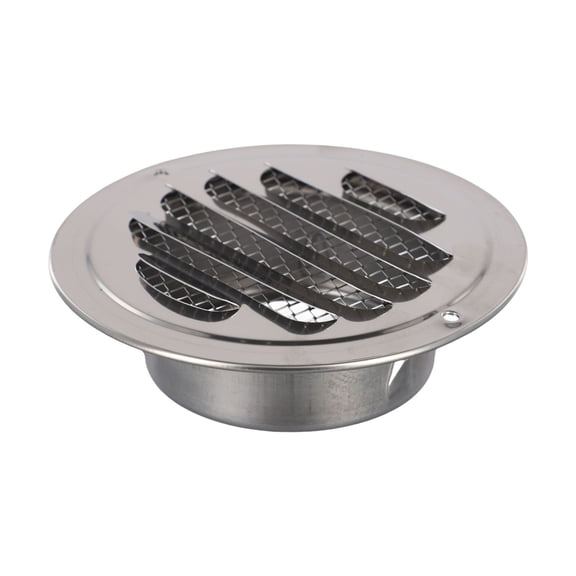 Ana Circle Air Vent Grill Cover 70-300mm Round Stainless Vent Grille Exterior Wall Duct Ventilation Tool Windproof Hood Exhaust Fan Home Decor