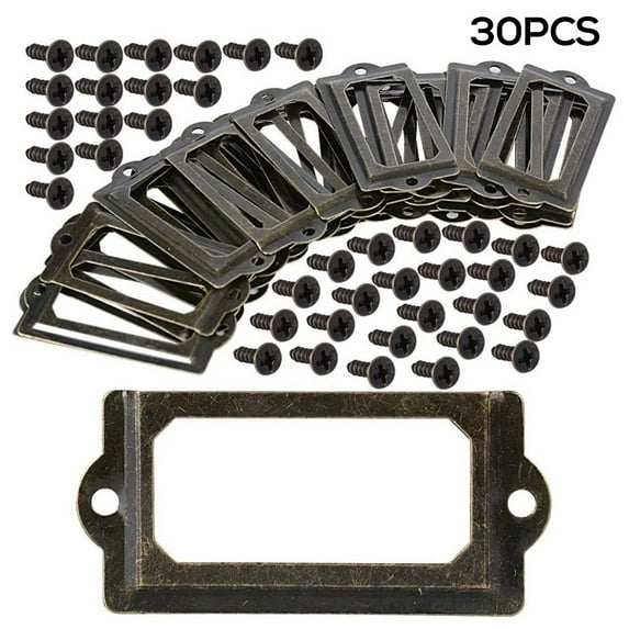 Ana Cupboard Drawer Labels Holder For Name Plates Gift Box Lockers Jewelry Box Home Decor