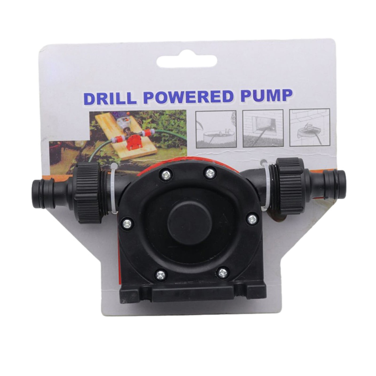 Ana Drill Powered Pump for Efficient Pond and Flood Water Cleaning