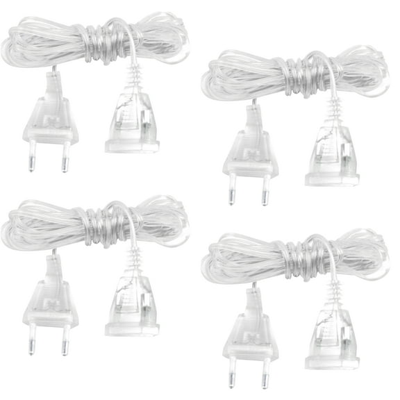 Ana Extension Cord Clear Line Cable for Christmas Wedding LED String Decoration
