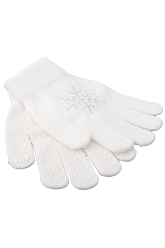 Figure Skating Gloves Skating Gloves Non-Slip Stretch Glove For Children Winter Warm Mittens Women\\\'s Gloves For For Ice Sports