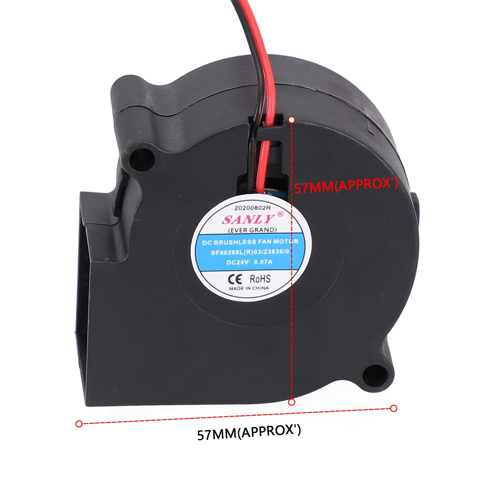 Ana Fire Fan Motor For Dimplex SF6028SL 24V DC Electric Fire Fan Motor ...