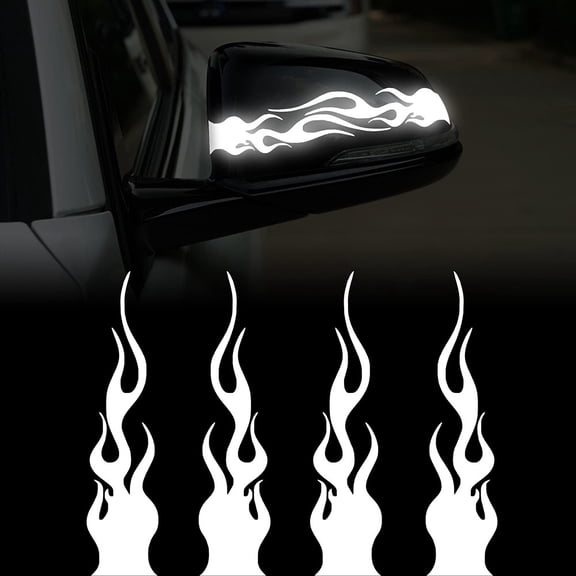 Ana Flame Sticker Car Stickers Car Decoration Reflective Sticker Waterproof Car Exterior Parts Laptop Skateboard Decal