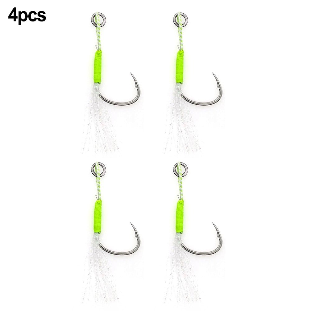 Ana Fly Fishing Hook with Luminous Fishing Hook Cast Jig Assist Hook