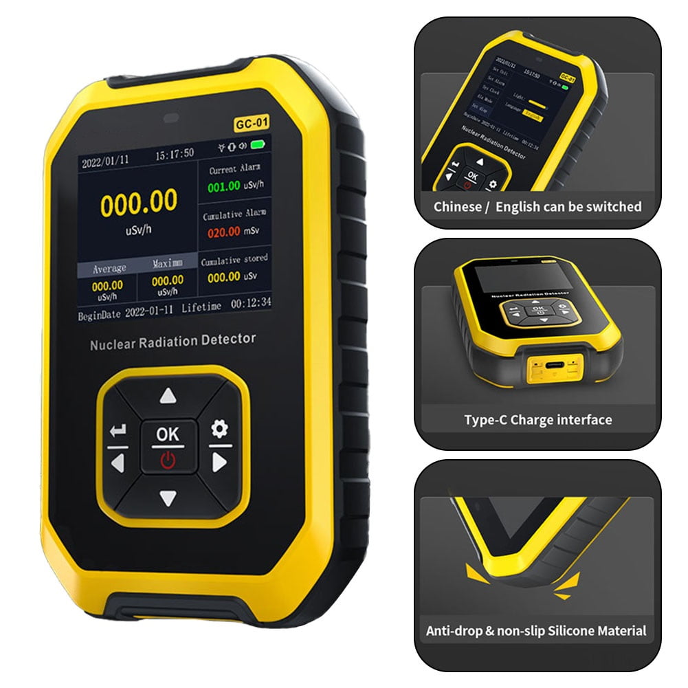 Ana Geiger Nuclear Radiation Detector X, β and γ Rays Tester Marble