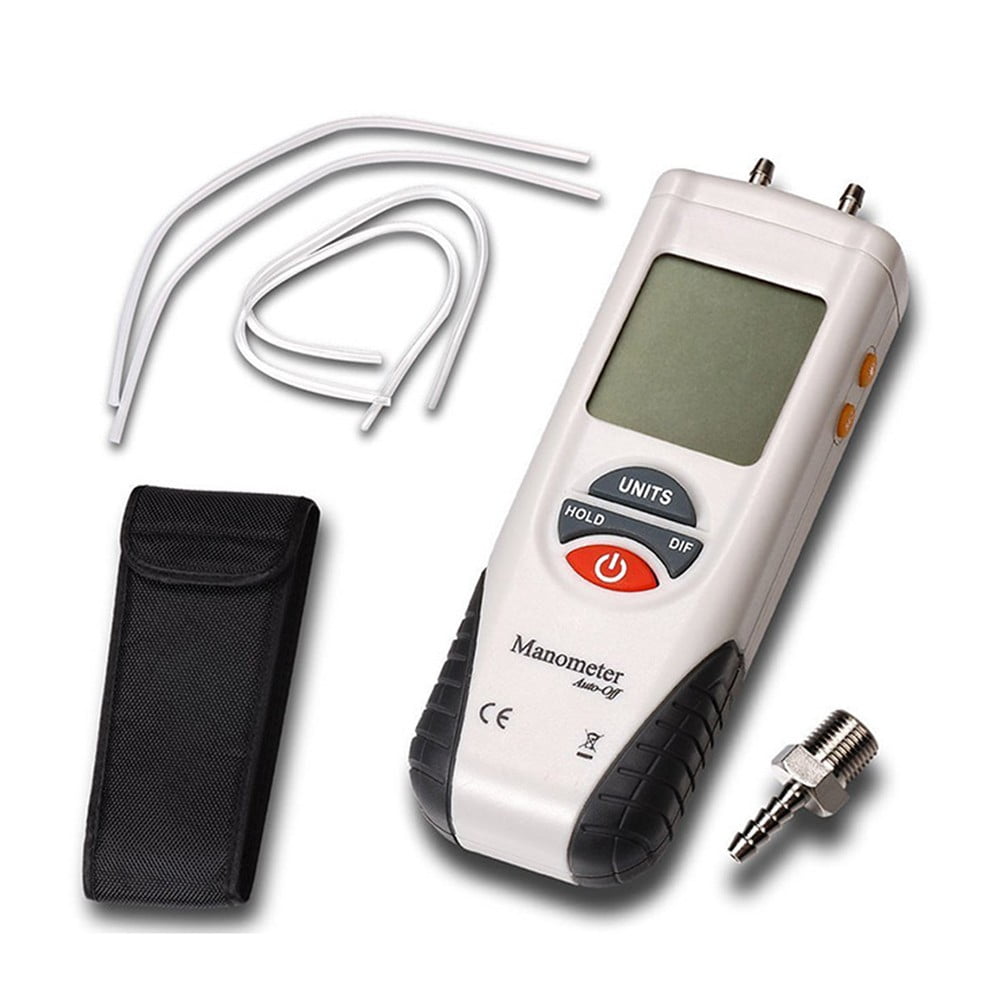 Ana HT1890 Digital Pressure Gauge Barometer Differential Pressure Gauge Kit