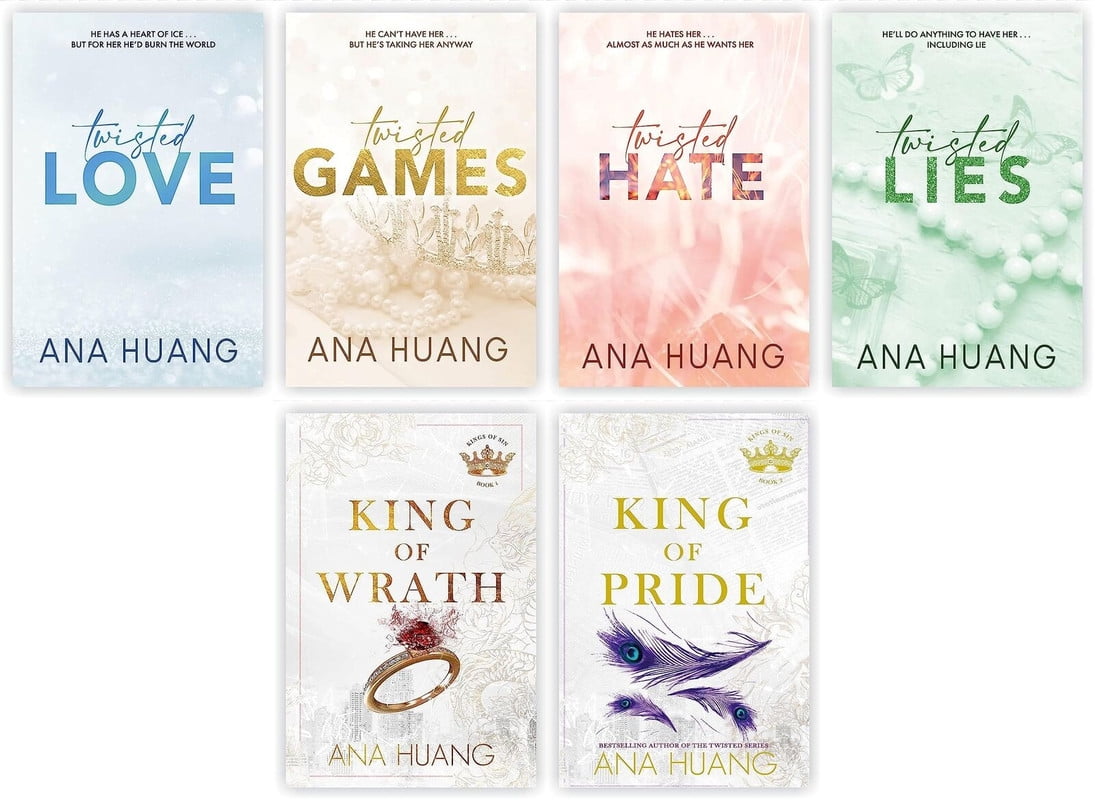 Ana Huang, 6Book Collection Twisted Series & King Series (King of Wrath & Pride) in English