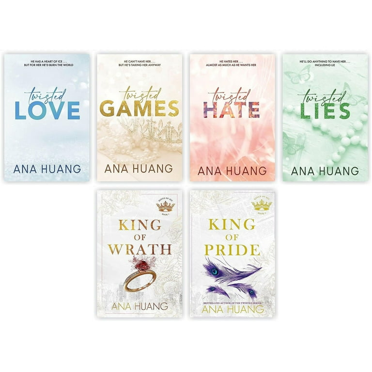 Ana Huang 6 Books collection set: Twisted Series & King of Wrath, King of  Pride English (fast ship FedEx)