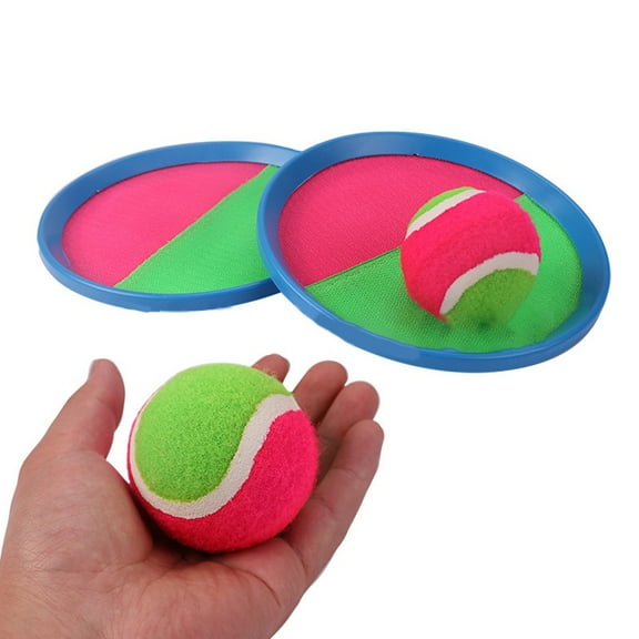 Ana Kids Toss and Catch Ball Set Sticky Balls Beach Toys Baseball Training Yard Game