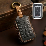 Ana Leather Car Remote Key Fob Cover For Jeep for Grand For Cherokee 2021 2023