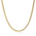 thumbnail image 1 of Ana Luisa Herringbone Chain Necklace, Gold, 1 Count, 1 of 2
