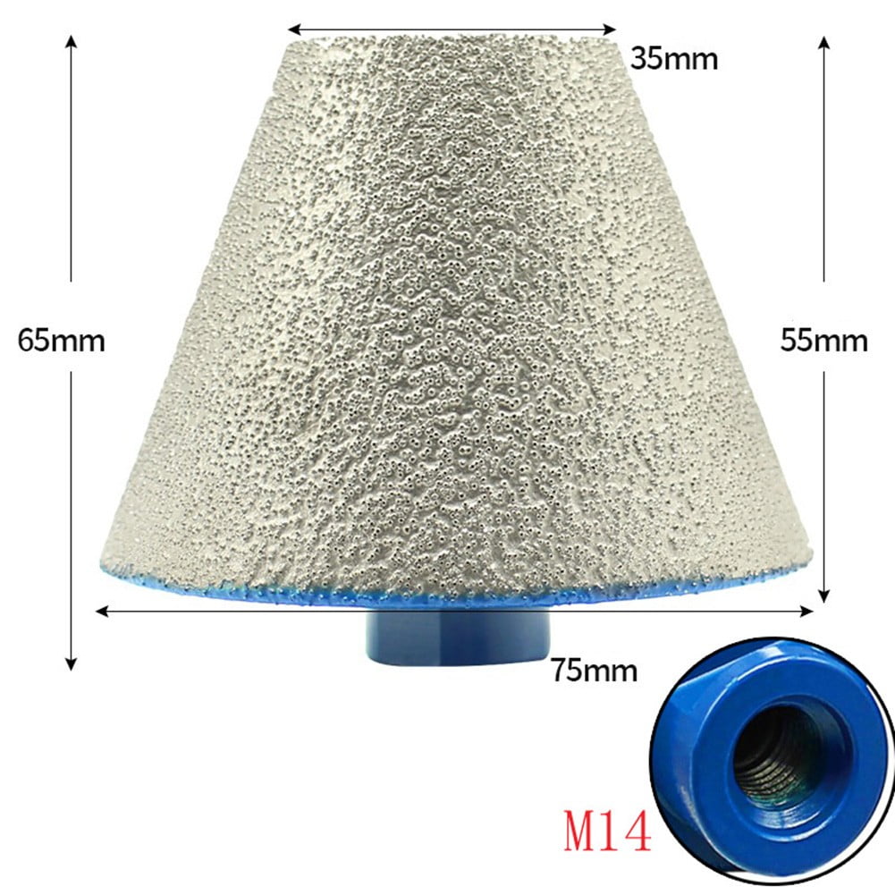 Ana M14 Thread Diamond Chamfer Countersink Bits Cone Carve Polishing