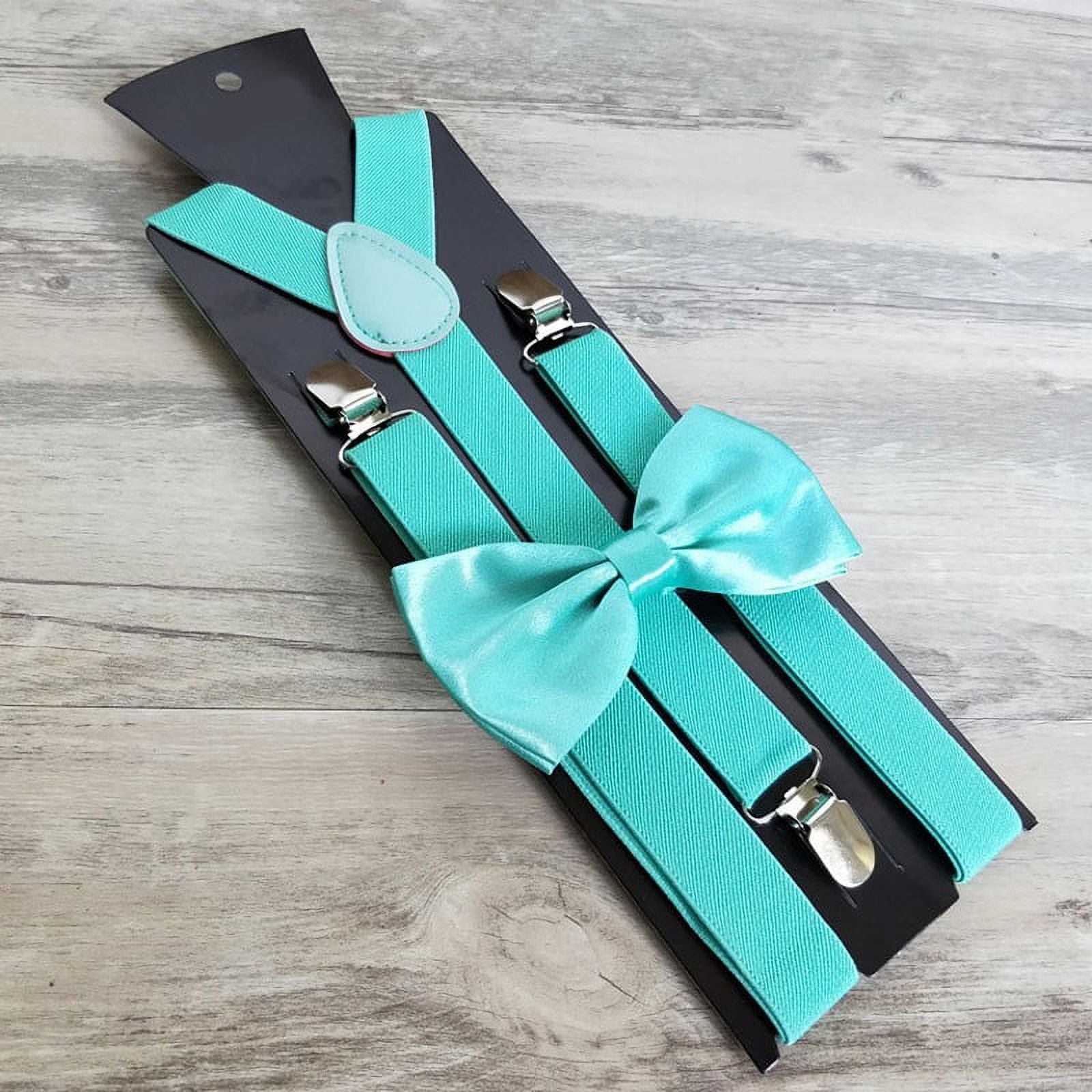 matching suspenders and tie