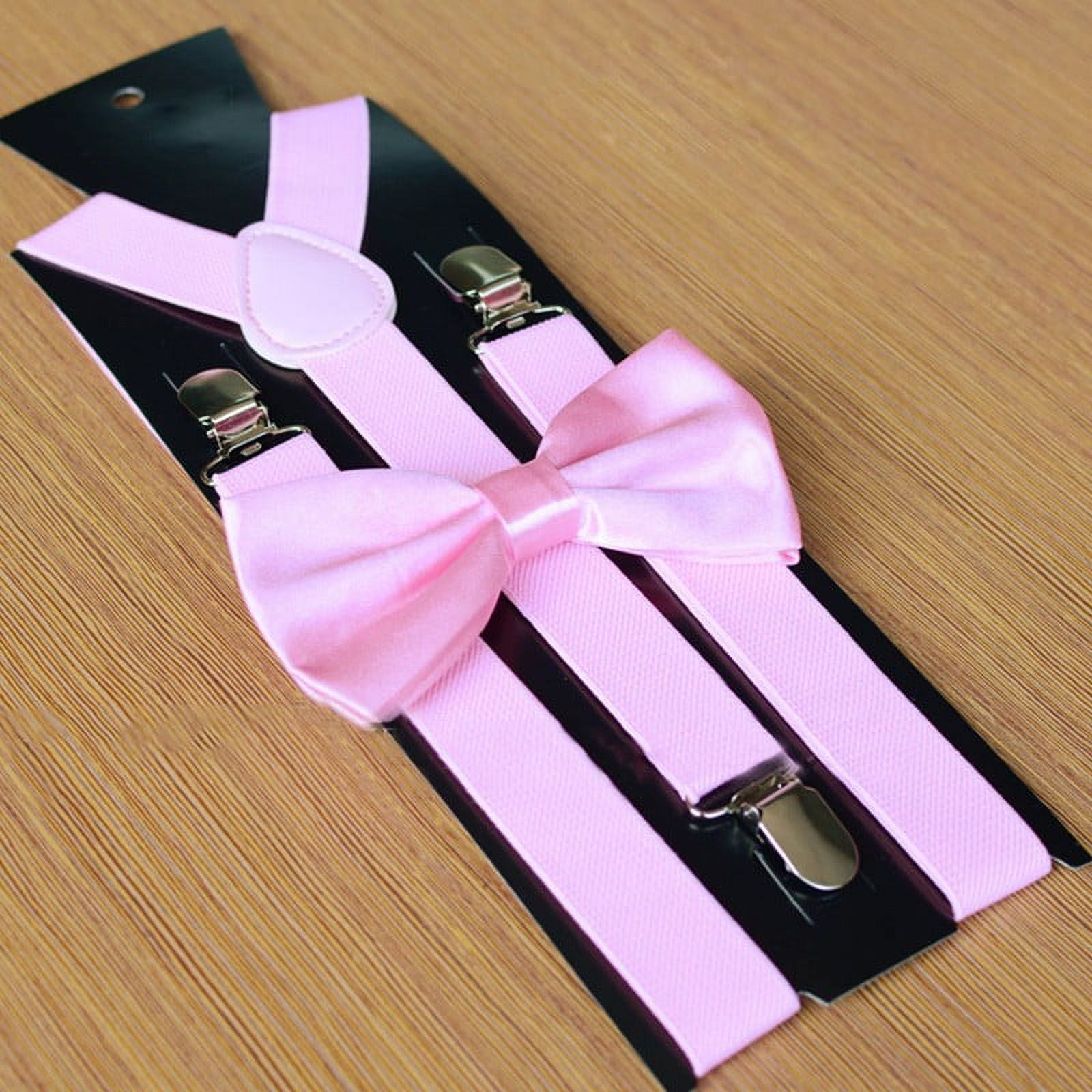 matching suspenders and tie