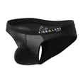 thumbnail image 2 of Men's Ice Silk Low Waist Bikini Briefs – Sexy Thong Underwear With Pouch 2 of 4