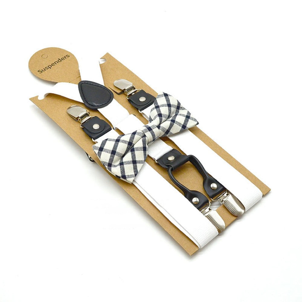 matching suspenders and tie