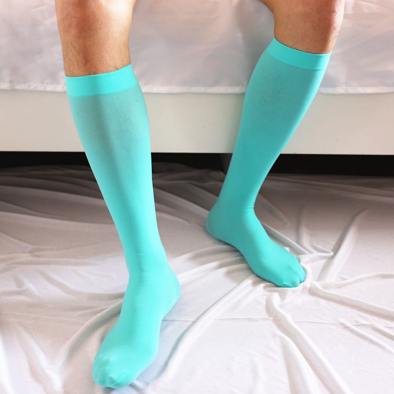 Ana Men's Sexy Ultrathin Socks Stockings Soft Stretchy Knee High