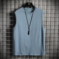 thumbnail image 1 of Ana Mens Sleeveless Muscle Tee Solid Blank Tank T Shirt Hot Summer Gym Top, 1 of 7