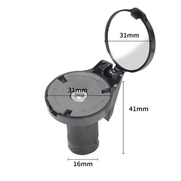 Ana Practical Road Bike Cycling Handlebar Plug Rear View Mirror Bicycle Accessories