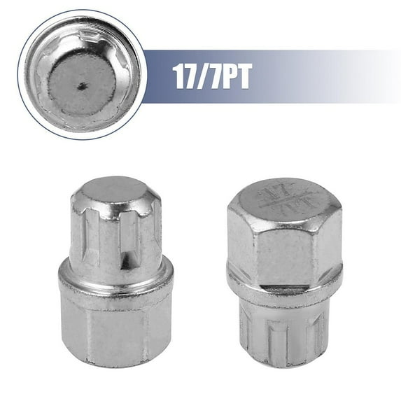 Ana Sale 20*30MM 17/7PT Car Solid Auto Anti Theft Wheel Lock Lug Nut Screw Removal Key For BMW Car Wheel Rim Locking Nuts Lock Lug