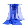 thumbnail image 1 of Ana Women Chiffon Plain Sheer Wrap Stole Neck Scarves Hijab Sarong Shawl Head Scarf, 1 of 9